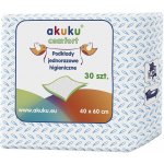 Akuku Jednorázové hygienické podložky 40 x 60 30 ks – Zboží Dáma