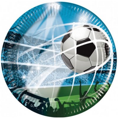 Procos Papírové talíře EKO Fotbal 20 cm – Zboží Dáma