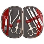 Globos Dámská kožená manikúra 792-89 červená se vzorem krokodýlí kůže – Zbozi.Blesk.cz