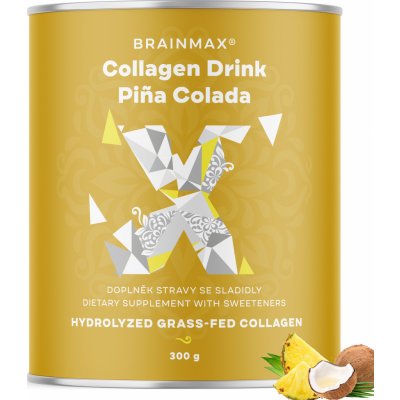 BrainMax Pure Collagen Drink kolagen nápoj piña colada 300 g – Hledejceny.cz