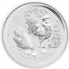 The Perth Mint stříbrná mince Lunar Series II Year of Rooster 2017 1 kg