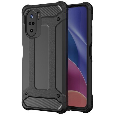 Pouzdro IZMAEL Hybrid Armor Xiaomi Poco F3/Redmi K40 Pro+/Redmi K40 Xiaomi Poco F3 černé – Zbozi.Blesk.cz