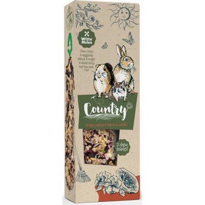 Witte Molen Country Sticks tyčinky papája/ibišek 110 g – Hledejceny.cz