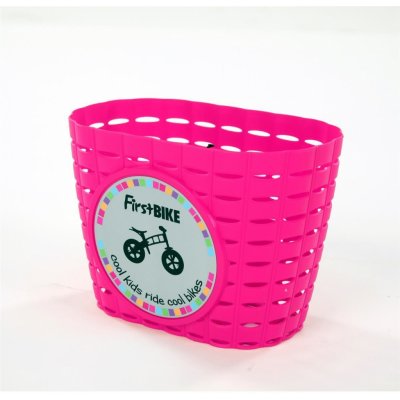 First bike košík růžový na odrážedlo