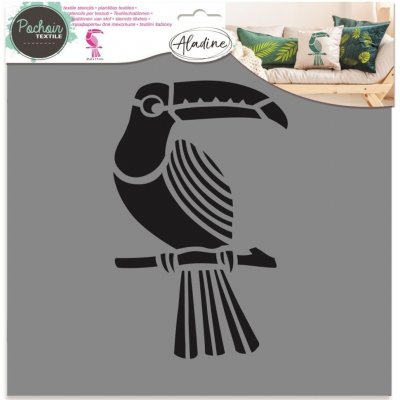 Aladine Šablona 28x28 cm Tukan – Zboží Mobilmania