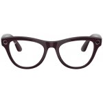 Meta RAY-BAN Meta Skyler Standard Smart Glasses Gen 2 - Shiny Mystic Violet, Clear to Amethyst T 0RW40146701CH52 – Zboží Živě