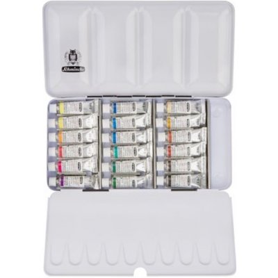 Schmincke Horadam Sada akvarelových barev v tubách v kovovém boxu 18 x 5 ml – Zbozi.Blesk.cz