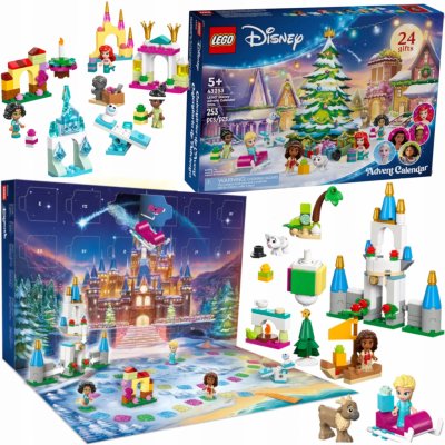 LEGO® DISNEY - DISNEY ADVENTNÍ KALENDÁŘ NA ROK 2024, SADA KOSTEK - 43253 – Zboží Dáma