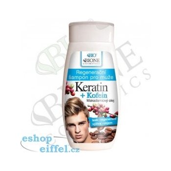 BC Bione Cosmetics Keratin + Kofein šampon muži 260 ml