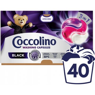 Coccolino Care Kapsle 3v1 na praní černých a tmavých tkanin 692 g 40 PD – Zboží Mobilmania