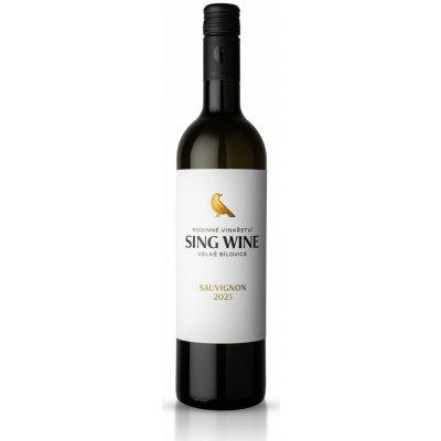Sing Wine Sauvignon pozdní sběr 2025 12% 0,75 l (holá láhev) – Hledejceny.cz