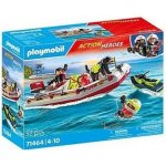 PLAYMOBIL 71464 Hasičský člun s vodním skútrem – Zbozi.Blesk.cz