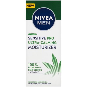 Nivea Men Sensitive Hemp pleťový krém s konopným olejem pro muže 75 ml od  180 Kč - Heureka.cz