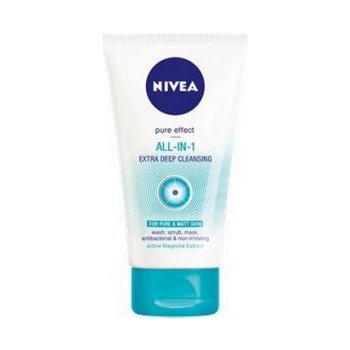 Nivea Pure Effect All-in-1 hloubkové čištění 150 ml