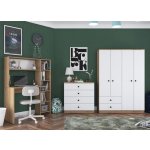 Hanah Home Bedroom Set BL101 - 2589 Walnut White – Hledejceny.cz