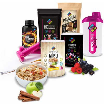 KetoLinie dietní proteinový balíček C3 (28 dní / 56 porcí ) – Zboží Dáma