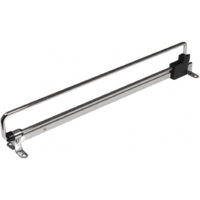 Strong Věšák výsuvný na ramínka černý chrom 500 mm – Zboží Mobilmania