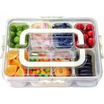 SHUCHNOYE Krabička na svačinu s přihrádkami Talíř na svačinu s víkem, dělené servírovací talíře na – Sleviste.cz