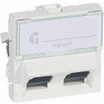 Legrand 076504 MOSN 2XRJ45 UTP C6 2M 45° – Hledejceny.cz