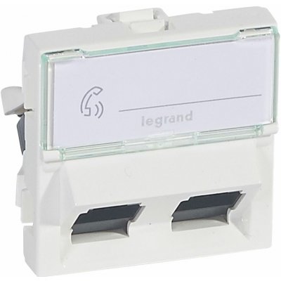 Legrand 076504 MOSN 2XRJ45 UTP C6 2M 45° – Hledejceny.cz