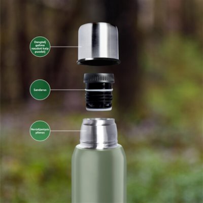 Outliner termoska YTS ZW100 khaki 1 l – Hledejceny.cz