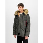 Alpha Industries bunda N3B VF59 greyblack – Hledejceny.cz