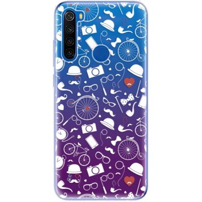 Pouzdro iSaprio - Vintage Pattern 01 - Xiaomi Redmi Note 8T bílé – Zboží Mobilmania