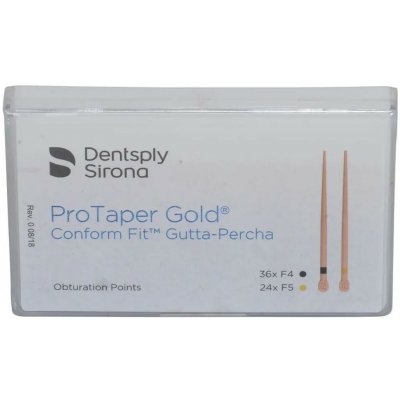 Dentsply Sirona ProTaper Gold Comfort FIt Gutta Percha F4-F5 60ks – Hledejceny.cz
