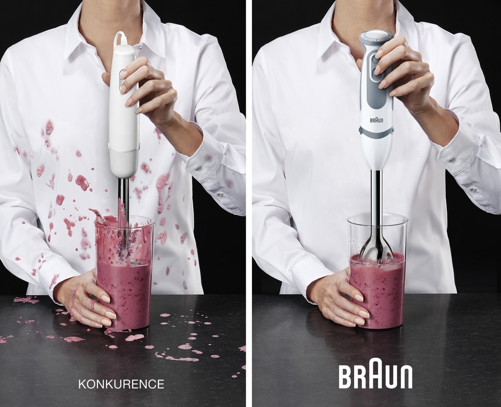 Braun MQ5200 Hand Blender MultiQuick 5 with Splash Control 0.6L 1000W White>