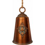 Guangxi Huidi Crafts Co., Ltd. Zvonek závěs kov pr.10,5V19,5cm bronz – Hledejceny.cz