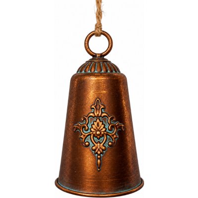 Guangxi Huidi Crafts Co., Ltd. Zvonek závěs kov pr.10,5V19,5cm bronz – Hledejceny.cz