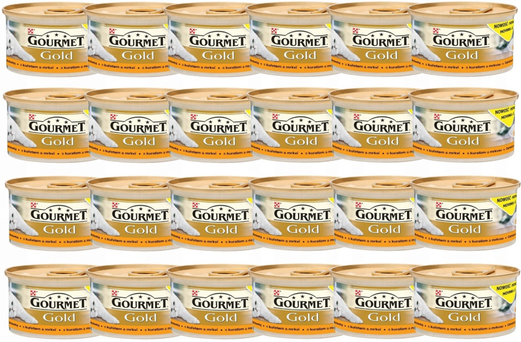 Gourmet GOLD Savoury Cake kuře 24 x 85 g