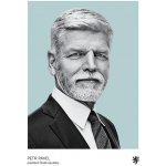Portrét prezidenta - Petr Pavel 42,0 x 59,4 cm - barva Poskalinová – Zboží Dáma