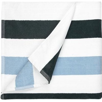 The One Towelling Plážová Osuška Stripe 90x190 cm Černá Světle Modrá Bílá – Zboží Dáma The One Towelling Plážová Osuška Stripe 90x190 cm Černá Světle Modrá Bílá – Zboží Dáma