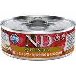 N&D Cat QUINOA Adult Herring & Coconut 80 g – Zboží Mobilmania
