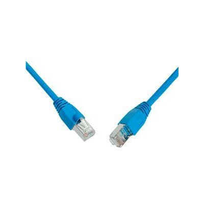 Solarix 28730059 patch CAT6 SFTP PVC 0,5m modrý – Zboží Živě