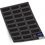 Orion Samolpeky na kořenky BLACK 23 obdélníkové prázdné – Zboží Dáma