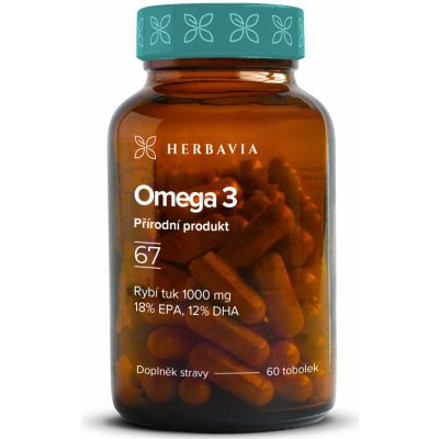 Herbavia Omega 3 přírodní produkt 60 tobolek