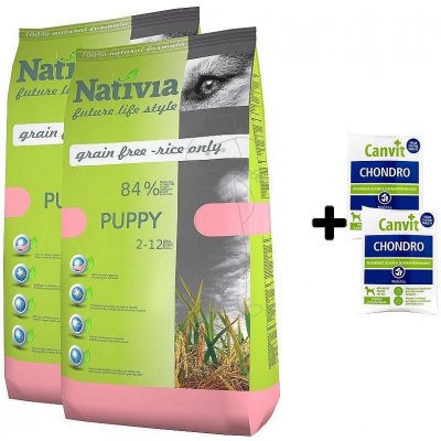 Nativia Puppy 2 x 15 kg – Zboží Mobilmania