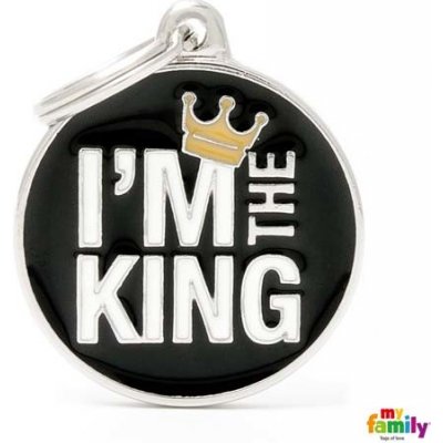 MF I'M THE KING 3,93x3,17cm gravírovateľný přívěsek – Sleviste.cz