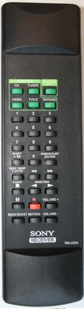 Dálkový ovladač Emerx Sony RM-U25, RM-U25, RM-U141, STR-D