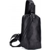 Taška  Bullcaptain kožená taška přes rameno Radbod Černý 5L XB099s1