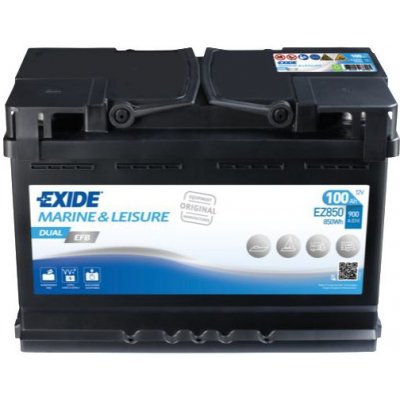 Exide DUAL EFB 12V 100Ah 850A EZ850 – Hledejceny.cz