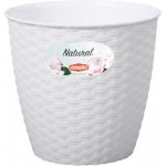 VETRO-PLUS květináč o29 cm Rattan bílý – Hledejceny.cz