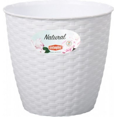 VETRO-PLUS květináč o29 cm Rattan bílý – Hledejceny.cz