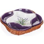 Banquet miska v košíku LAVENDER 5 dílů 28 cm – Zboží Mobilmania