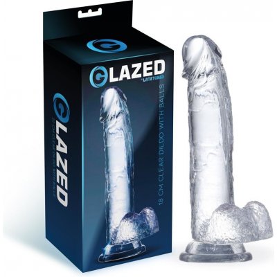 GLAZED Curved Dildo Crystal – Sleviste.cz