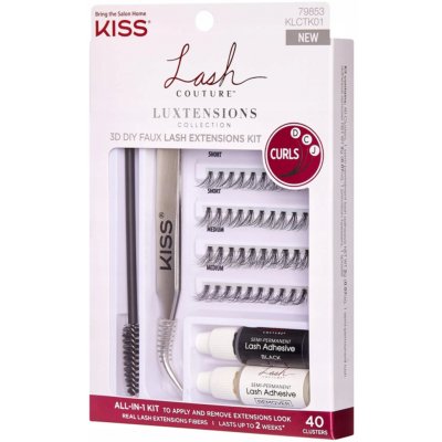 Kiss Sada pro aplikaci umělých řas Lash Couture LuXtension Cluster Kit – Hledejceny.cz