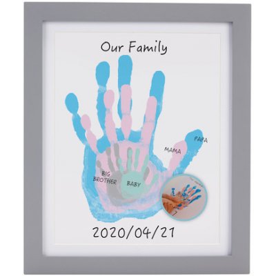 Pearhead rámeček na otisk Family bílý – Hledejceny.cz