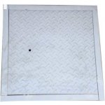Scobax Steelsafe Zinc poklop hranatý 554 x 454 mm stříbrná – Zboží Dáma